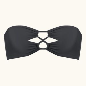 Acacia Swimwear Black Lumahai Top Size M